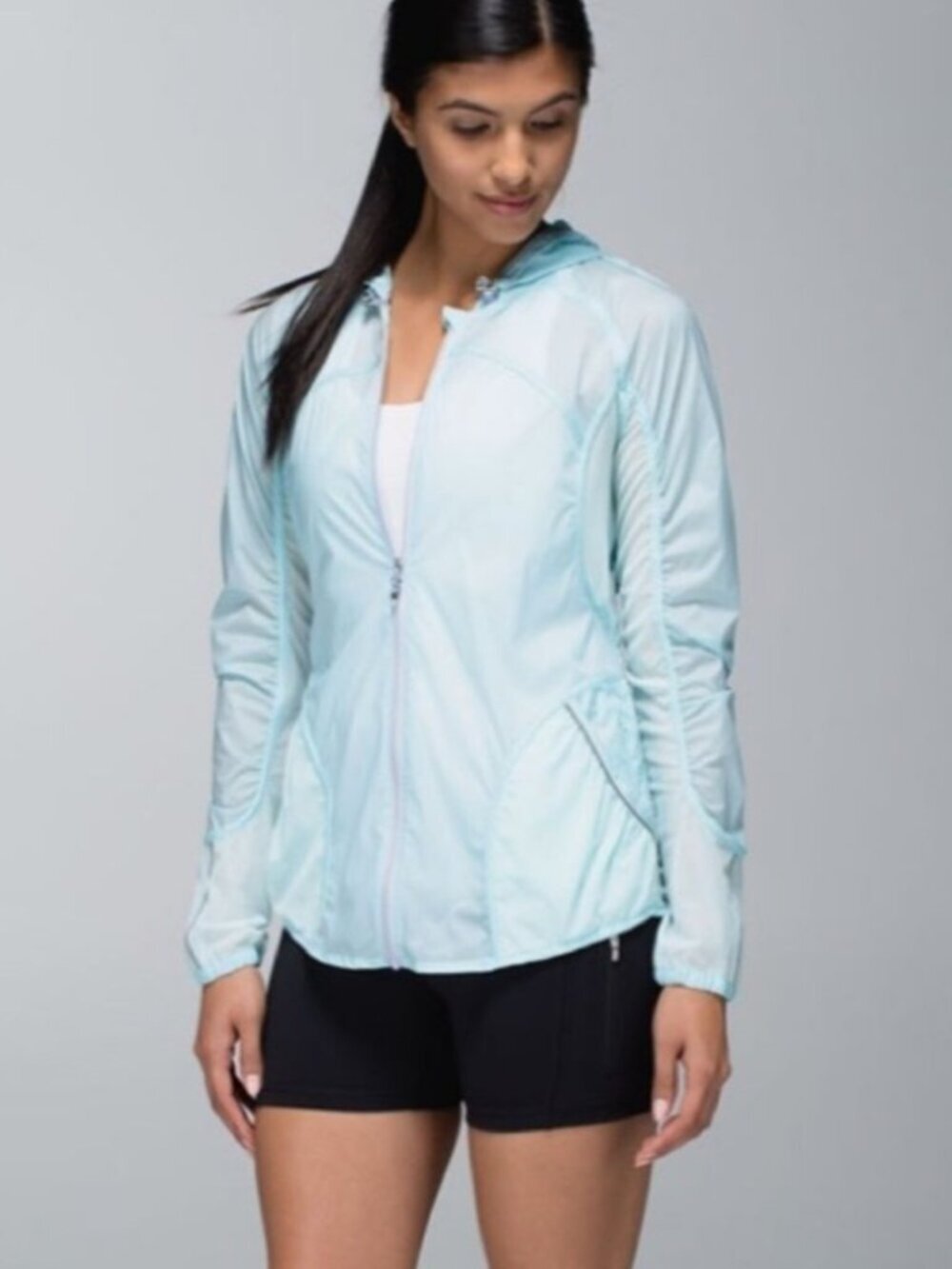 Lululemon Fast & Free Jacket Aquamarine 8